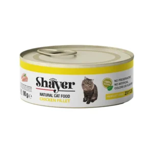 کنسرو غذای گربه شایر با طعم فیله مرغ - 90 گرمی - بسته 3 عددی
